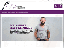 Tablet Screenshot of fixink.de